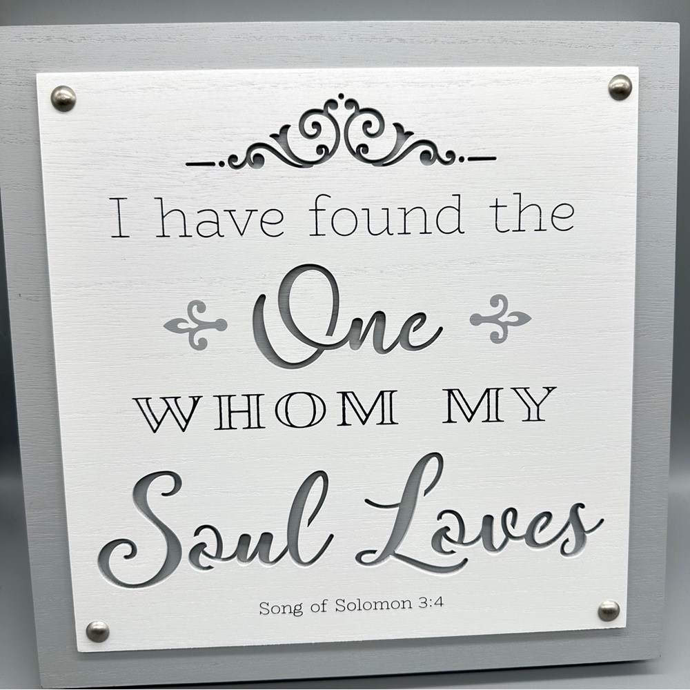👉 NWT Decorative Wall Sign with Inspirational Quote Wood